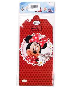 MINNIE MOUSE Happy Birthday Invitation Card (Qty 10) For  MINNIE MOUSE Theme Birthday Party with Atrractive Colours And Print For Boys