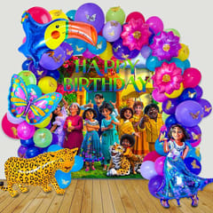 Encanto theme Party Birthday Balloons decoration Combo Kits for Kids Birthday party With Decoration service at your place