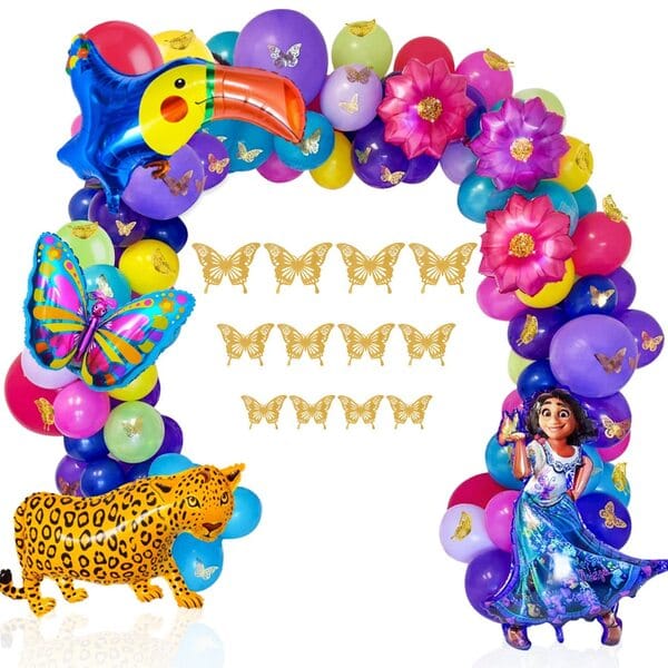 Encanto theme Party Birthday Balloons decoration Combo Kits for Kids Birthday party With Decoration service at your place