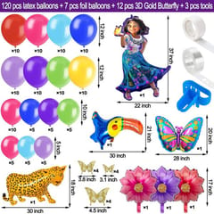 Encanto theme Party Birthday Balloons decoration Combo Kits for Kids Birthday party With Decoration service at your place