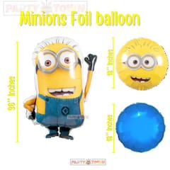 Minion Theme Happy Birthday Party Balloons Decorations Combo  Favors for boy, girl, Kids Birthday Party With Decoration service at your place