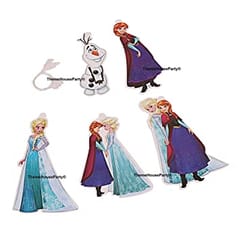 Swirls- Frozen Pack of 5, Perfect for Frozen Theme Birthday Party Hanging Decoration danglers Bunting Birthday Party Supplies Theme Based Swirls- Frozen