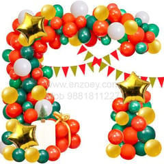 Christmas Party Balloons Decoration Kit Merry Christmas Combo With Decoration service at your place