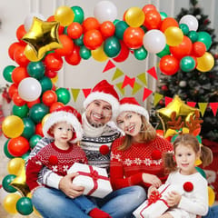 Christmas Party Balloons Decoration Kit Merry Christmas Combo With Decoration service at your place