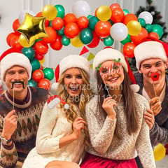 Christmas Party Balloons Decoration Kit Merry Christmas Combo With Decoration service at your place