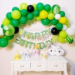 Jurassic Park Theme Balloons Decoration Kit For Kids Happy Birthday With Decoration service at your place