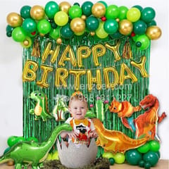 Jurassic Park Theme Balloons Decoration Kit For Kids Happy Birthday With Decoration service at your place