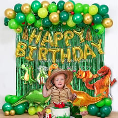 Jurassic Park Theme Balloons Decoration Kit For Kids Happy Birthday With Decoration service at your place