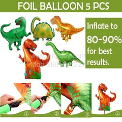 Jurassic Park Theme Balloons Decoration Kit For Kids Happy Birthday With Decoration service at your place