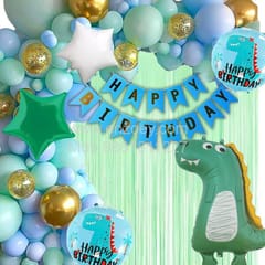 Jurassic Park Theme Balloons Decoration Kit For Kids Happy Birthday With Decoration service at your place