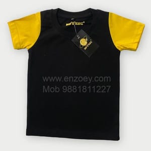 Round Neck Yellow Unisex T-shirt