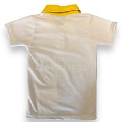 Polo Neck White Unisex T-shirts