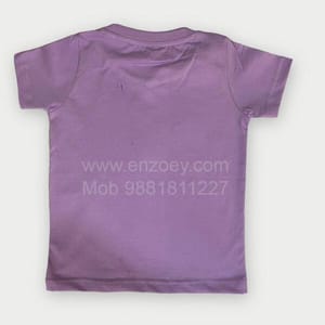 Purple Round Neck T-shirt