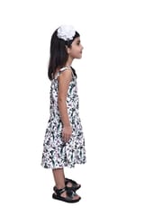 Girl's Casual Dress- Kingfisher Print