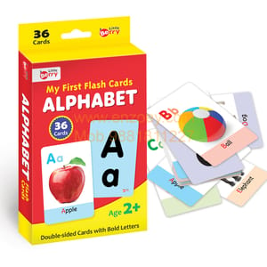 My First Alphabets Flash Cards for Kids (36 cards) - Fun Learning Game