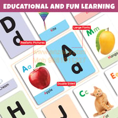 My First Alphabets Flash Cards for Kids (36 cards) - Fun Learning Game