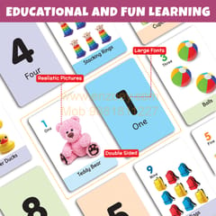 My First NUMBERS Flash Cards for Kids (36 cards) - Fun Learning Game