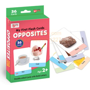 My First Opposites Flash Cards for Kids (36 cards) - Fun Learning Game