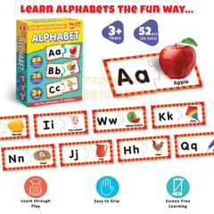 Alphabet Early Learning Puzzle Game for Kids 2+ Years - Educational Toy (52 Pcs)