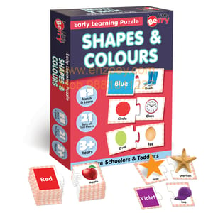Shapes and Colours Early Learning Puzzle Game for Kids 2+ Years - Learning Toy