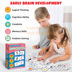 Opposites Early Learning Puzzle Game for Kids 2+ Years - Fun & Educational Toy