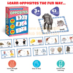 Opposites Early Learning Puzzle Game for Kids 2+ Years - Fun & Educational Toy