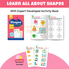 Shapes Puzzle Game for Kids: Play and Learn Puzzle with Activity Book