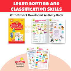 Sorting & Classification Puzzle for Kids: Play & Learn Puzzle with Activity Book