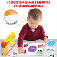 Sorting & Classification Puzzle for Kids: Play & Learn Puzzle with Activity Book