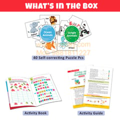 Sorting & Classification Puzzle for Kids: Play & Learn Puzzle with Activity Book