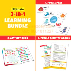 Sorting & Classification Puzzle for Kids: Play & Learn Puzzle with Activity Book