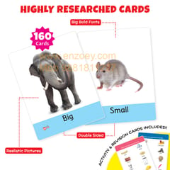 Big Flashcards for Kids (Set of 5): ABC, Number, Transport, Opposite, Sight Word