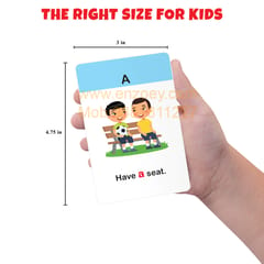 Flash Cards for Kids (Set of 3): Transport, Opposites & Sight Words - 108 Cards