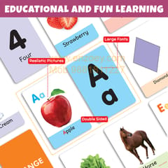 My First Flash Cards for Kids (Set of 6): Learning & Educational Toy - 216 Cards