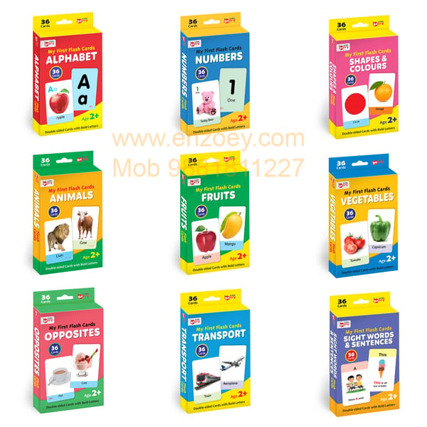 My First Flash Cards for Kids (All-in-One Set): Fun Educational Toy - 324 Cards