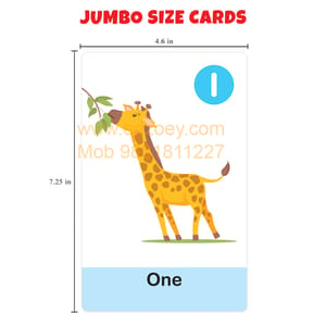 Flash Cards Set for Kids: Alphabet & Number (64 Write & Wipe Cards with Marker)