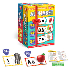 Alphabet and Number Early Learning Puzzles for Kids - Educational Toy