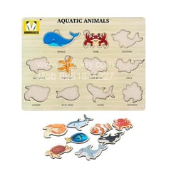 Wooden Puzzles Learning Toy Educational Gift for Baby Toddlers