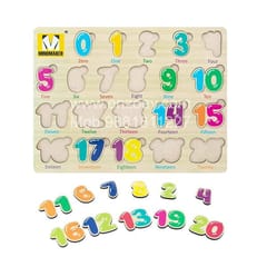 Wooden Puzzles Brain Teasers Toy Educational Gift for Baby Toddlers Kids(Set of 4)