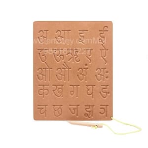 Writing Practice Hindi Alphabet Tracing Boards for Kids Learning Toys for 3+ Years Old Kids Boy Kids - Multicolor