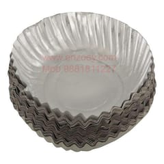 Silver Laminated Disposable Paper Plate 7 inch for Party