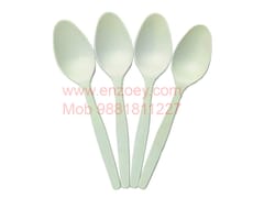 Corn Starch Disposable Biodegradable Spoon 6 inch -1 packet 50pcs