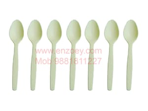 Corn Starch Disposable Biodegradable Spoon 6 inch -1 packet 50pcs