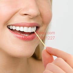 260 Pieces Wooden Toothpicks for Dental Teeth Sturdy Food Picks for Barbeque Fruit Appetizer Unique Home Design Decoration Teeth Cleaning