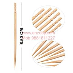 260 Pieces Wooden Toothpicks for Dental Teeth Sturdy Food Picks for Barbeque Fruit Appetizer Unique Home Design Decoration Teeth Cleaning