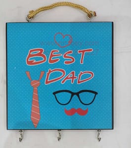 Best Dad Decorative Wooden Wall Hanging