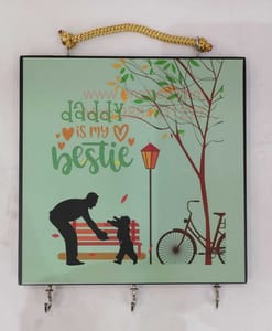 Dad Keyholder Daddy Is My Bestie Gift For Dad