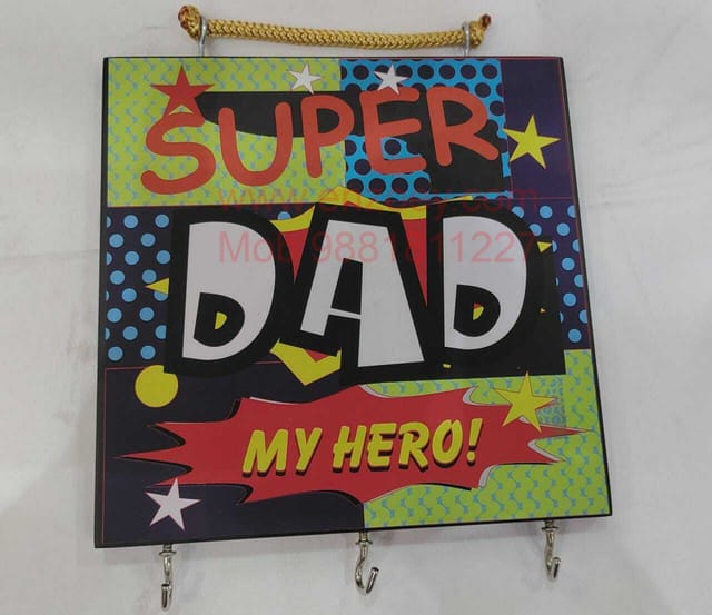 Best Gift Ideas For Powerful Dad Decortaive Wooden Wall Hanging