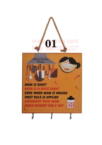 Mom's Kitchen Decorative Wooden Wall Hanging For Best Gift To Mom