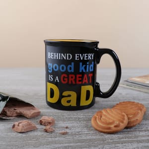 Great Dad Black Coffee Mug Perfect Gift For Father's Day